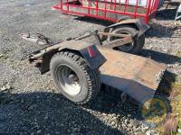 Forklift trailer carries 5 ton hyster forklift - 6