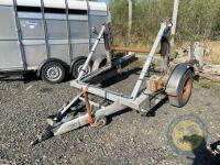 Large cable reel trailer