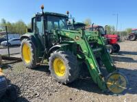 John Deere 6610 with Loader JD651 2001 - 3