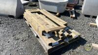 Pallet of shed parts various sizes