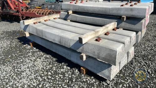 6x railway sleepers
