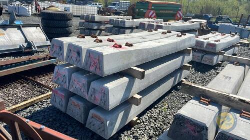 9x railway sleepers