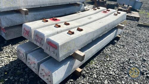 6x railway sleepers