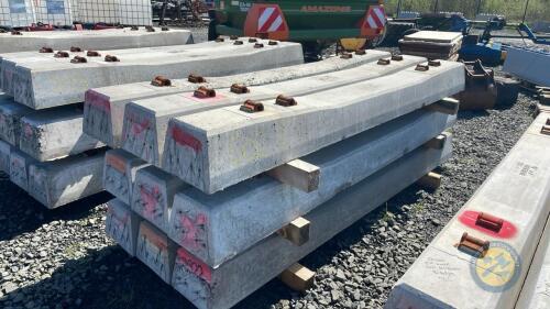 9x railway sleepers