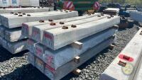 9x railway sleepers