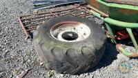 420/70R24 tyre & rim - 2