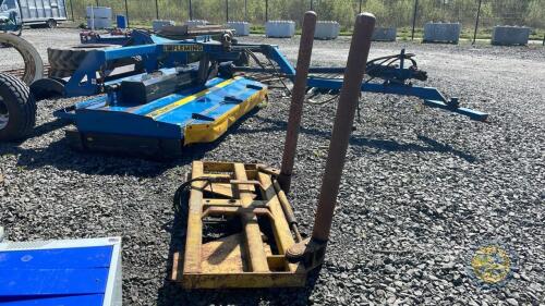 Bale lifter for front loader/telehandler/eurobrackets