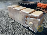 White plastic tank