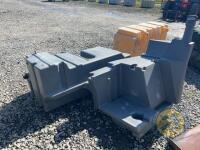 Grey plastic tank