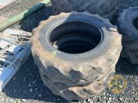 2x 14.9R28 Goodyears 5% - 2