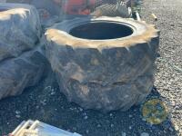 2x 14.9R28 Goodyears 5% - 3