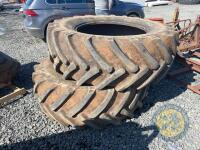 580/70R38 Alliance tyres x2 - 3