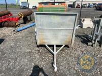 Richard Thompson, Aghadowey Farm Dispersal Sale - 5'5x4 sheep trailer with mesh sides - 2