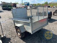 Richard Thompson, Aghadowey Farm Dispersal Sale - 5'5x4 sheep trailer with mesh sides - 5