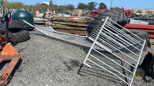 Galvanised hand rail
