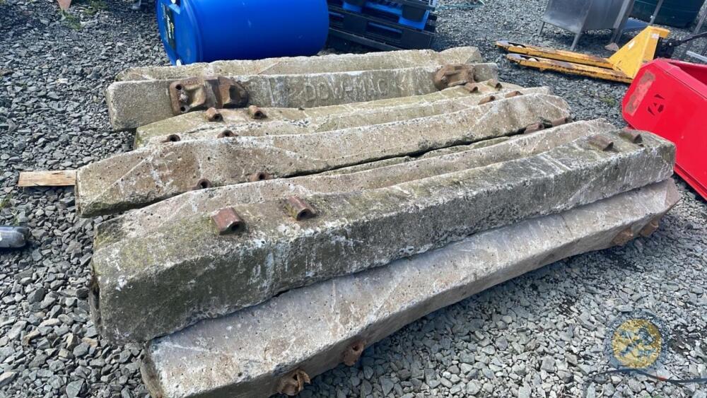 10 concrete sleepers