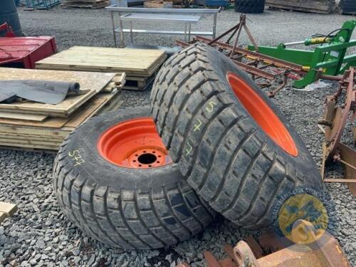 2 Kubota back wheels 18.4R26