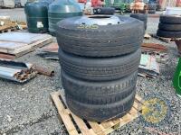 295/80R22.5 tyres and rims x4 - 3