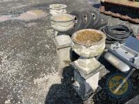 3x flower pot stands - 2