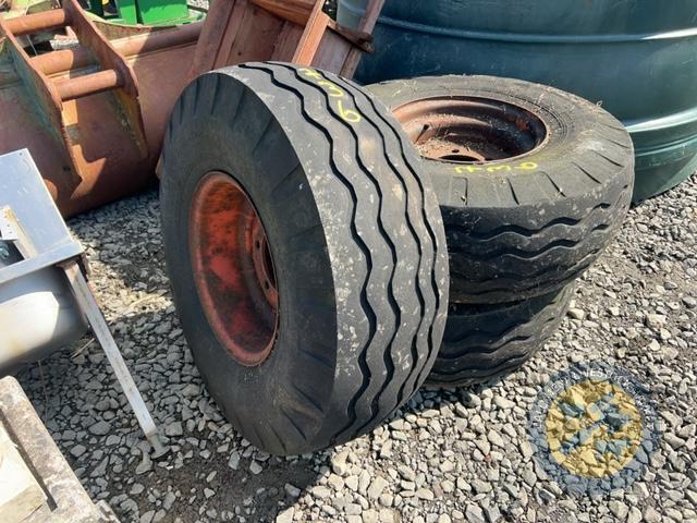 3x tanker tyres & rims