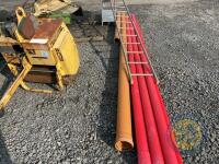 Approx 30ft of 6" wovin sewer pipe - 2