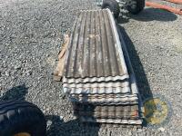 Approx 60x sheets of heavy guage tin - 2