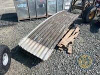 Approx 60x sheets of heavy guage tin - 4