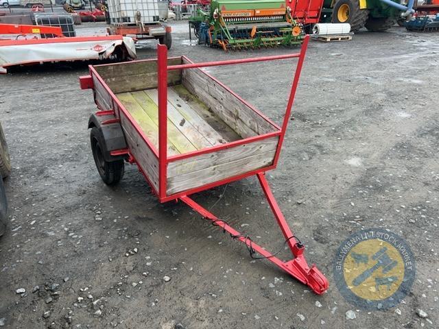 6x4 single axle trailer with lights working