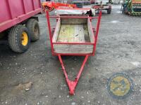 6x4 single axle trailer with lights working - 2