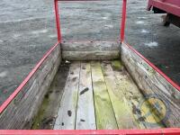6x4 single axle trailer with lights working - 6