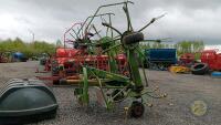 Krone tedder with shaft