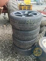 20" alloys with tyres to suit hilux/ navara/l200/amarok 4 off