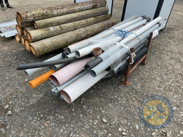 Selection of plastic pipe