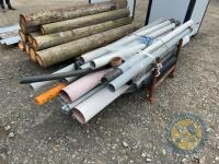 Selection of plastic pipe