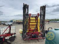 1200L Hardi sprayer with 15m galvanised hydraulic vertical folding booms electric controls, induction tank low drift red nozzles - 6