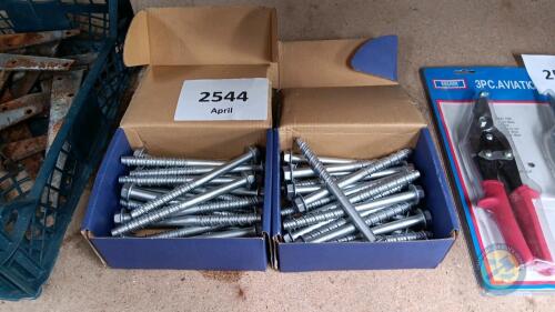 2x boxes of raw bolts
