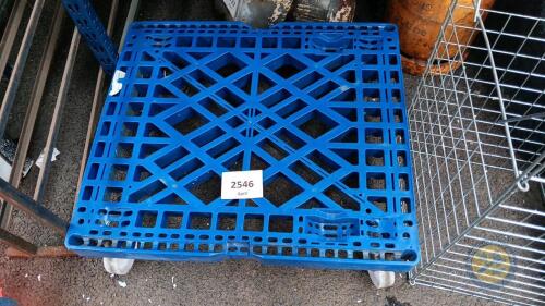 Blue removal trolley