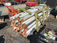Approx 70x lengths of 4' piping - 3