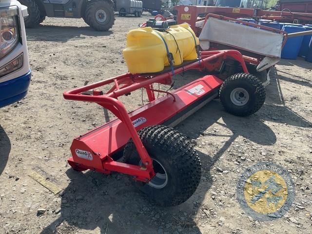 8ft quad X weed wiper with control box