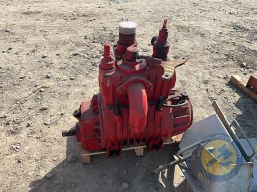 Vaccum pump for abbey slurry tanker