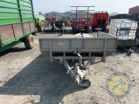 16ft Ifor Williams tri axle flat bed trailer - 2