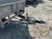 16ft Ifor Williams tri axle flat bed trailer - 4