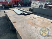 16ft Ifor Williams tri axle flat bed trailer - 5