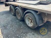 16ft Ifor Williams tri axle flat bed trailer - 6