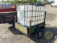 Portable water IBC cube trailer - 6