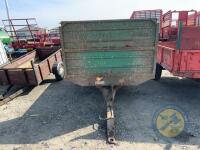 Frazer 10x6 tipping trailer needs side cribs - 2