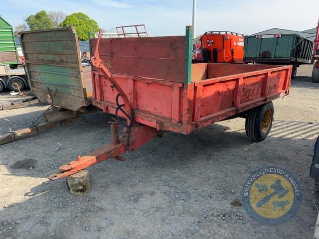 Weeks 10x6 tipping trailer with new tyres