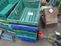 Large lot of storage crates - 2