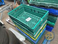 Large lot of storage crates - 2