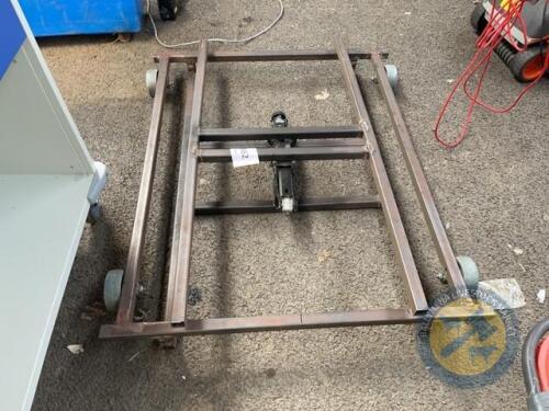 Mechanic workshop jack trolley